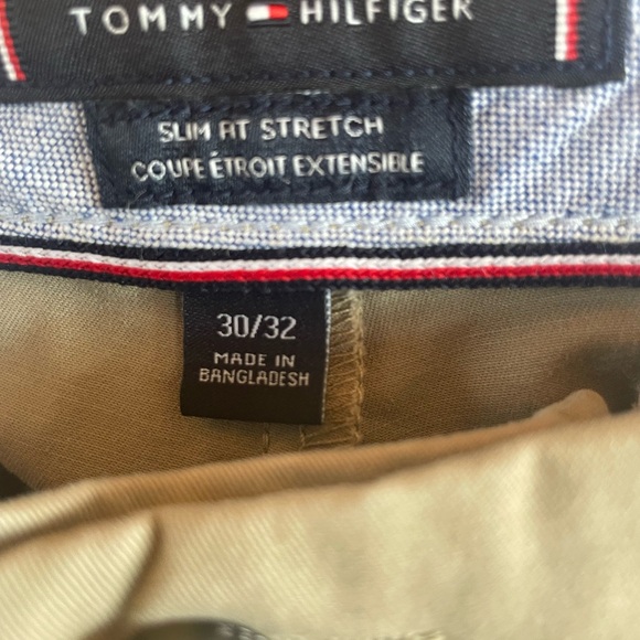 Tommy Hilfiger Slim Fit Stretch Khaki Chino Pants Men’s 30x32 - Picture 5 of 5